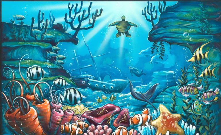 Vẽ Tay Sinh Vật Biển San Hô Nước Cỏ đá Minh Họa Công cụ đồ họa PSD Tải xuống miễn phí Pikbest