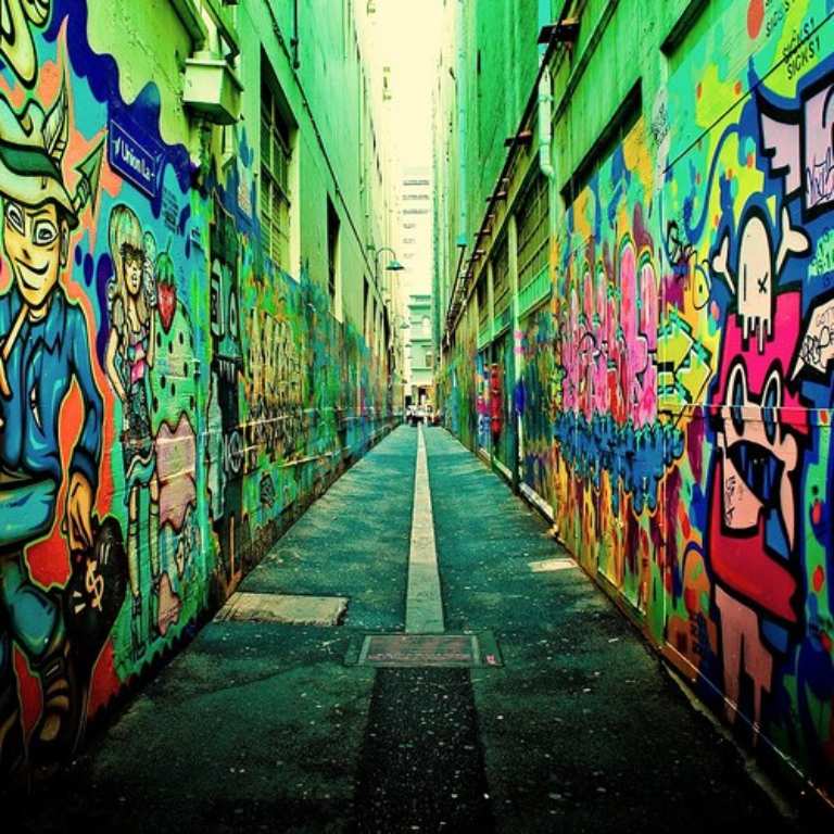 vẽ tranh tường đường phố